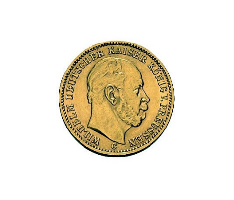 Deutsches Kaiserreich 20 Mark Wilhelm I Vorderseite