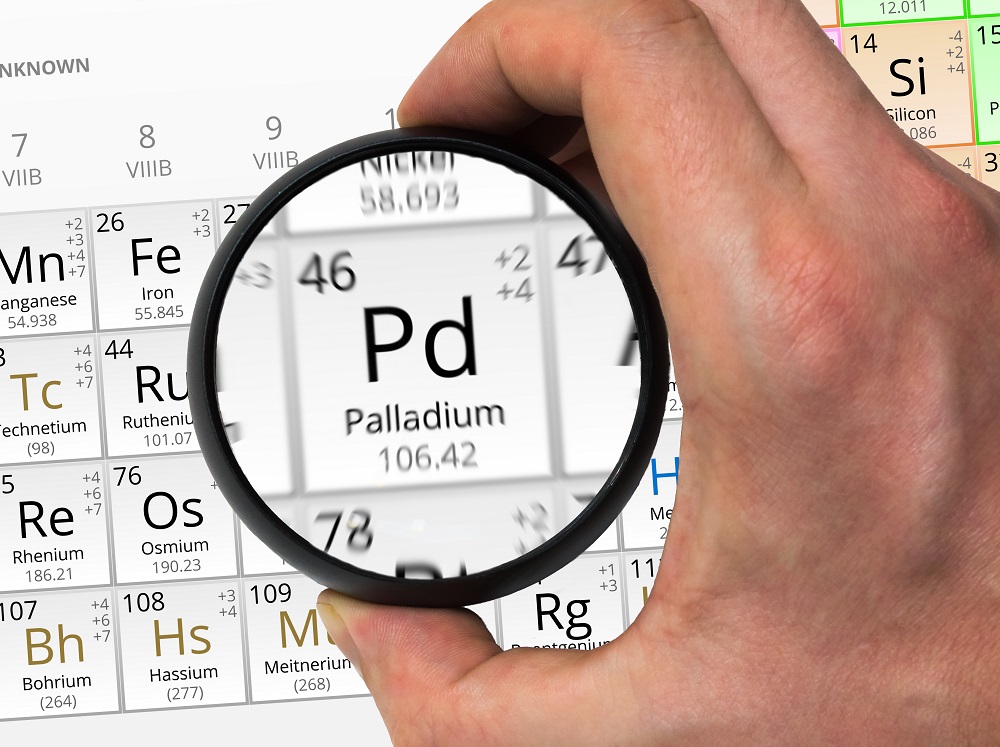 Moroder Scheideanstalt Palladium Element