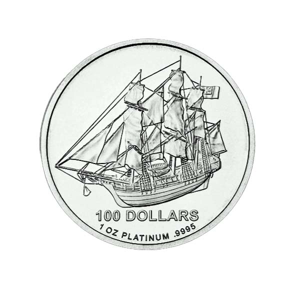 100 Dollars Cook Island 1 Unze Platin
