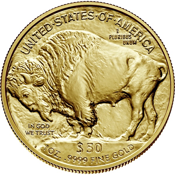American Buffalo Goldmünze  1 Unze Rückseite
