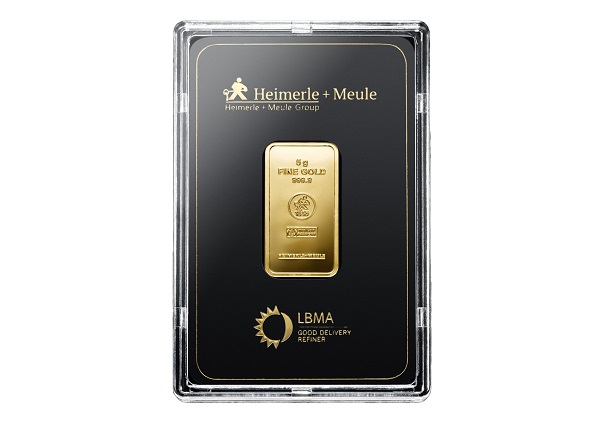 Heimerle und Meule 5 Gramm  Gold