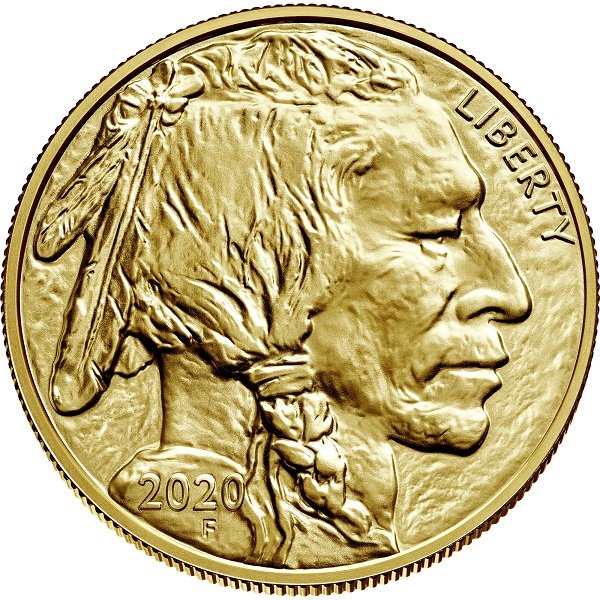 American Buffalo Goldmünze  1 Unze Vorderseite