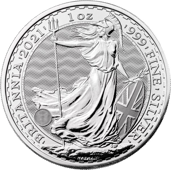 Britannia Münze SIlber Rückseite 1 Unze