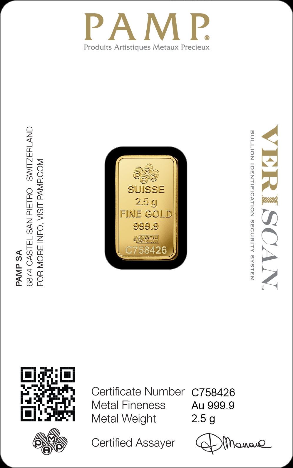 Pamp Gold 5 Gramm
