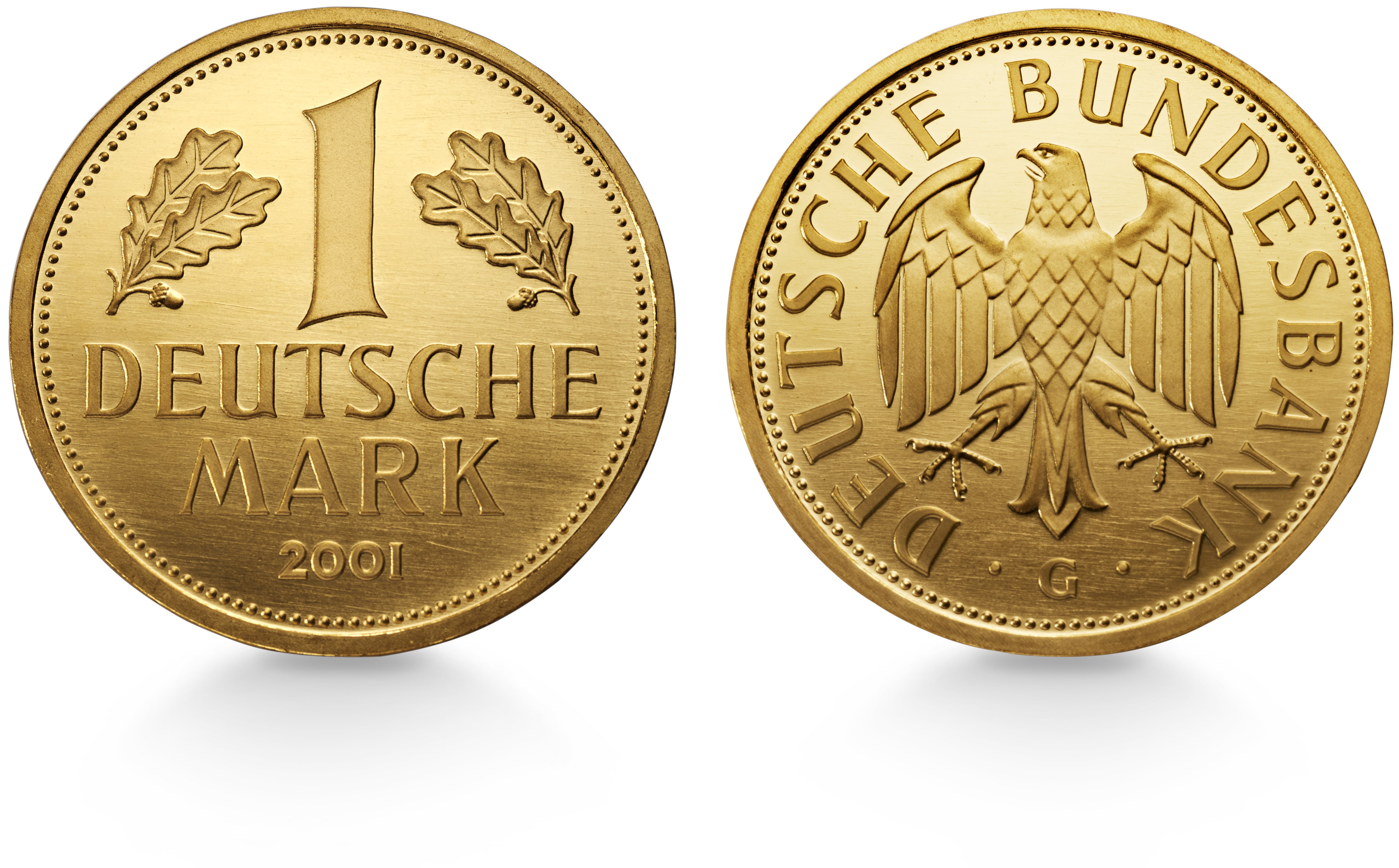 1 Deutsche Mark Gold 2001