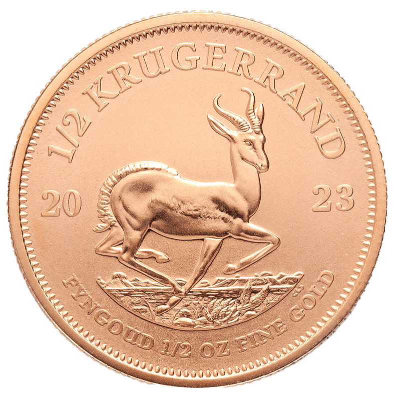1/2 Unze Krügerrand Gold 2023 Rückseite