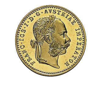 Vorderseite Gold Österreich Münze 1 Dukaten  
