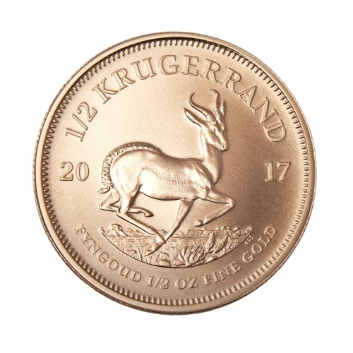 Krügerrand Gold Halbe Unze 2017 Rückseite