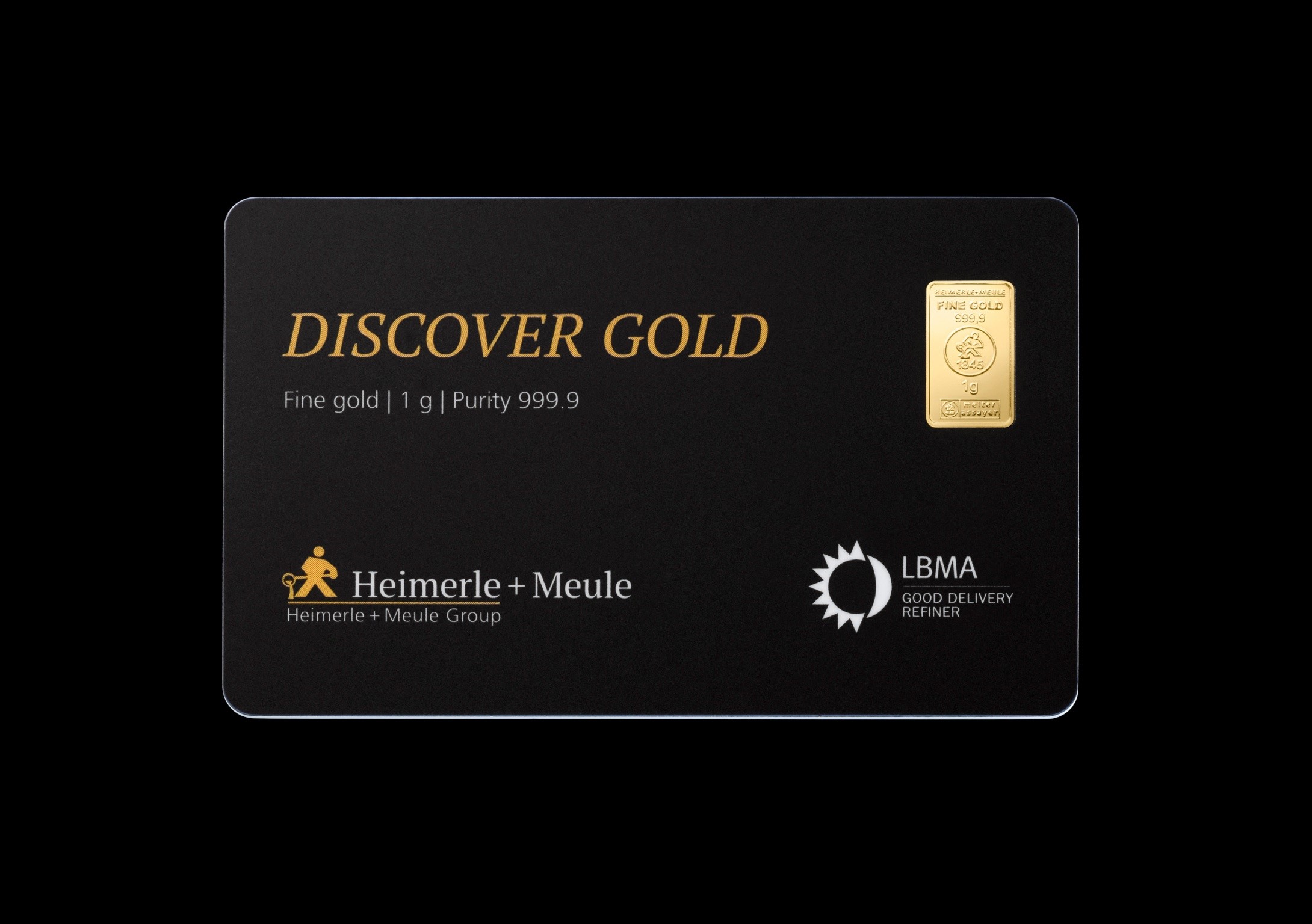 1 g Goldbarren Heimerle und Meule