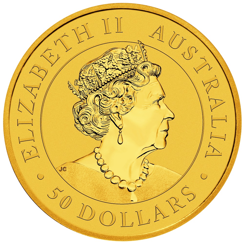 50 Dollar Kangaroo - halbe Unze - Vorderseite 2020
