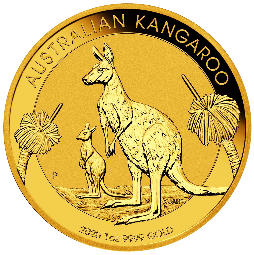 Australian Kangaroo 1 Unze Rückseite