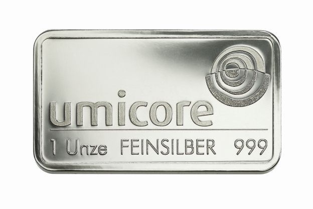 31,1 g (1 Unze) Silberbarren (diverse LBMA zertifizierte Hersteller)