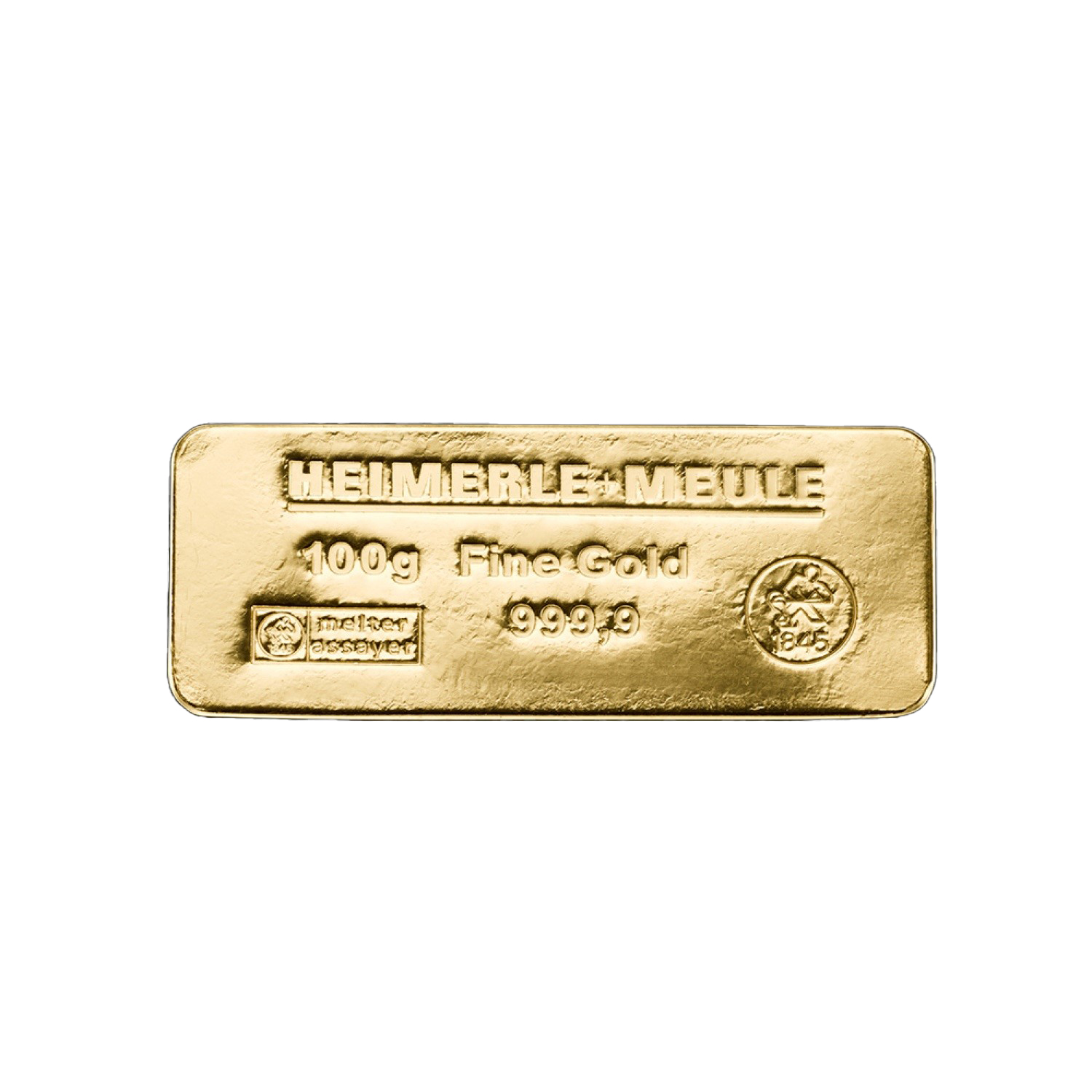 Goldbarren 100g Heimerle + Meule