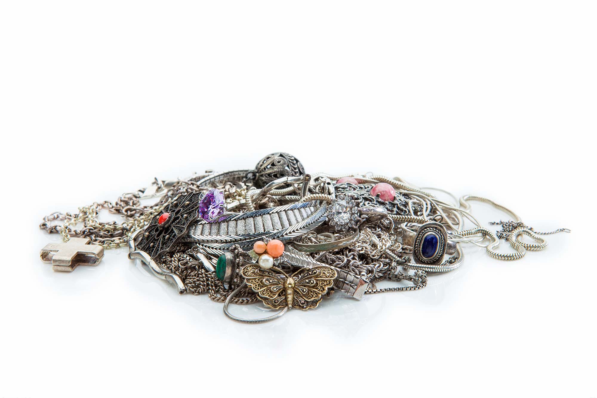 silberschmuck-silber-verschiedene-arten-silber Silberschmuck verkaufen verschiedene Arten