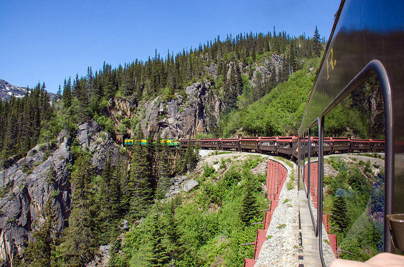 Die White Pass & Yukon Route ist eine Meisterleistung der Schieneninfrastruktur