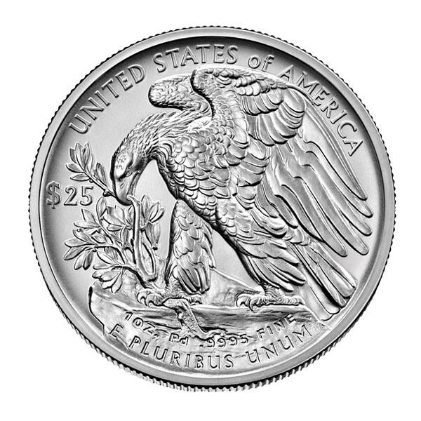 1 Unze Palladium American Eagle (diverse Jahrgänge)