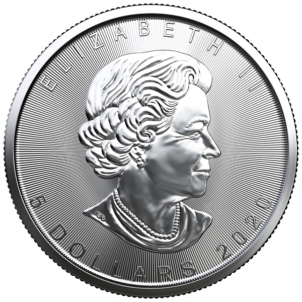 5 Dollar Maple Leaf - 1Unze Silber - Vorderseite