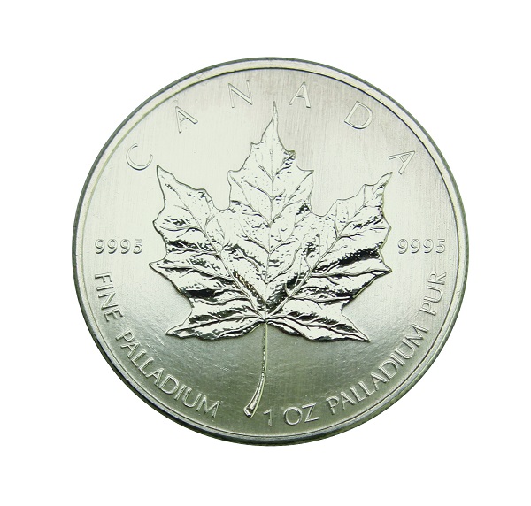 50 Dollar maple leaf Palladium Münze