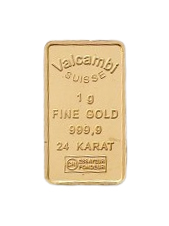 1 g Goldbarren Valcambi