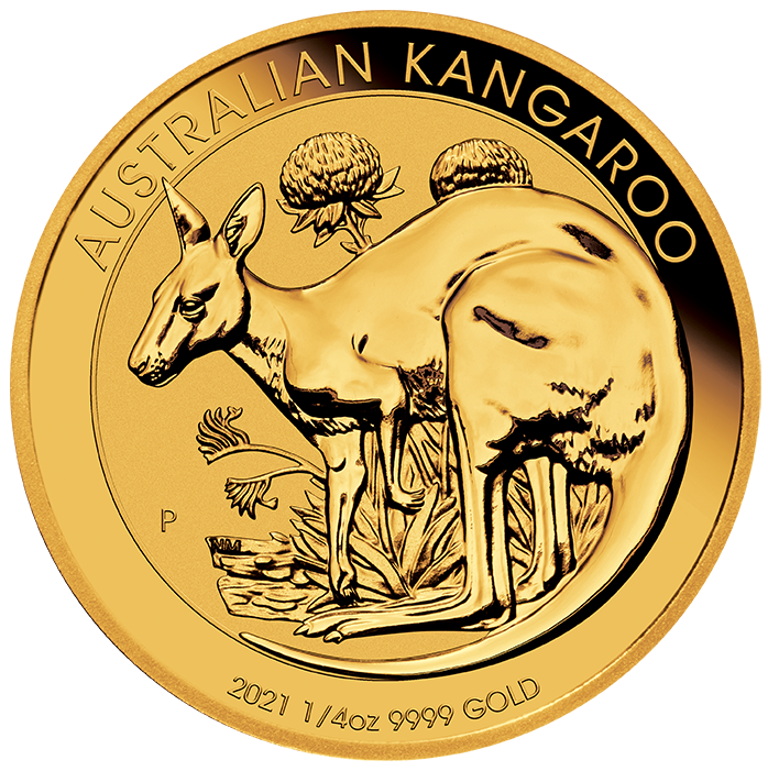 25 Dollar Münze mit Kangaroo