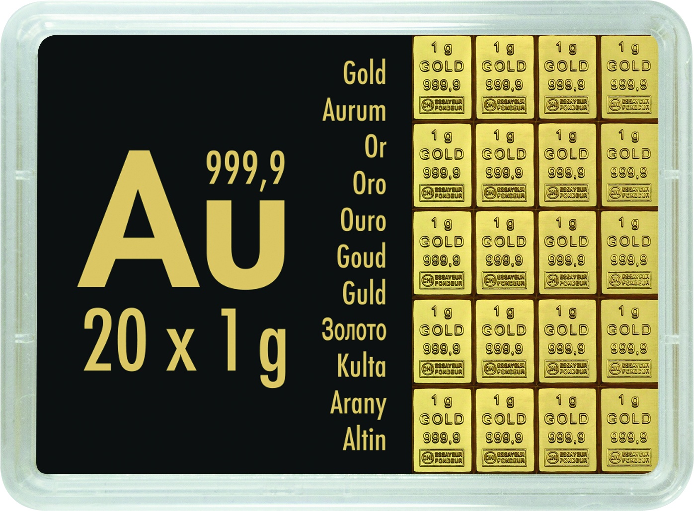 20 Gramm Gold Combibar