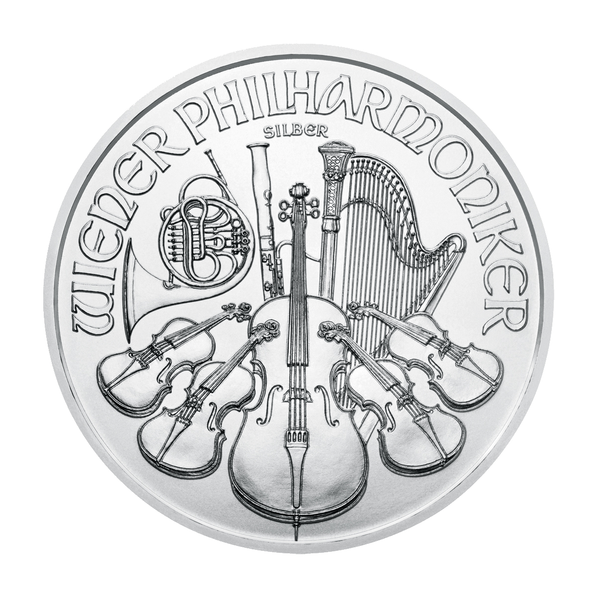 Wiener Philharmoniker 1 Silber Unze 1,5  Euro